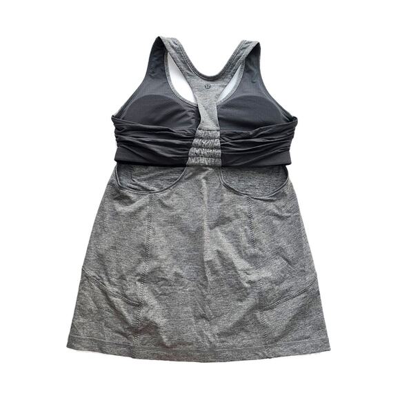 Lululemon Turbo Tank Bra Gray Luxtreme Yoga - Picture 2 of 4